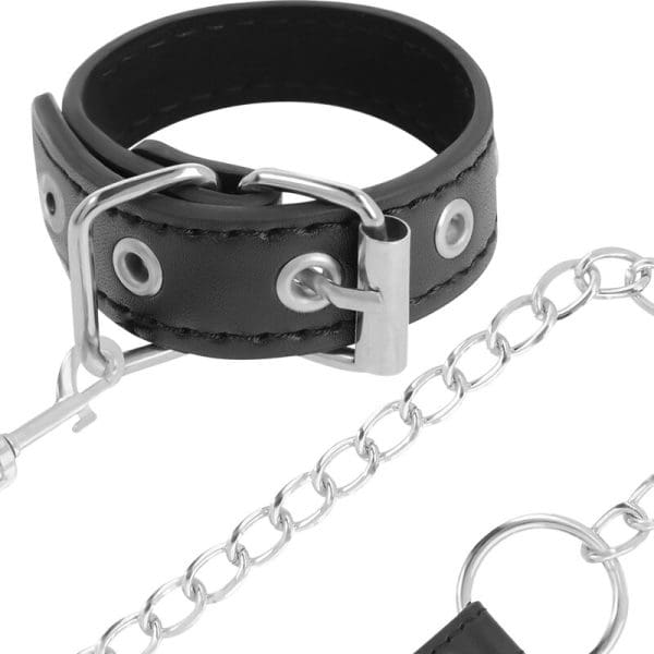 DARKNESS - PENIS RING WITH STRAP 3